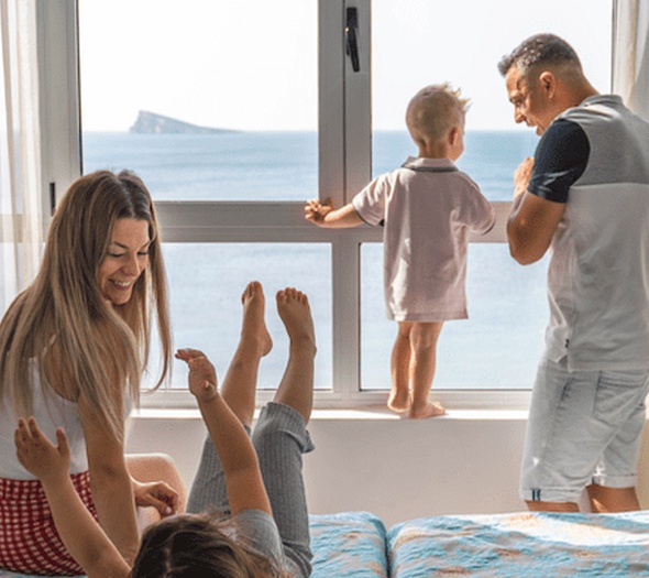 Habitaciones con vistas al mar Villa del Mar Hotel Benidorm